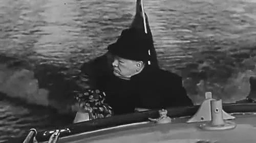 Winston Churchill at sea during the Second World War