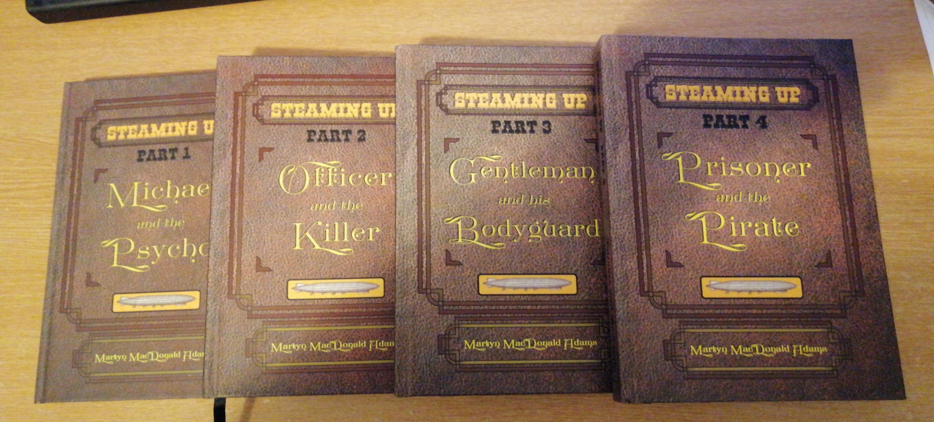 STEAMING UP (Hardback - set of 4) cover